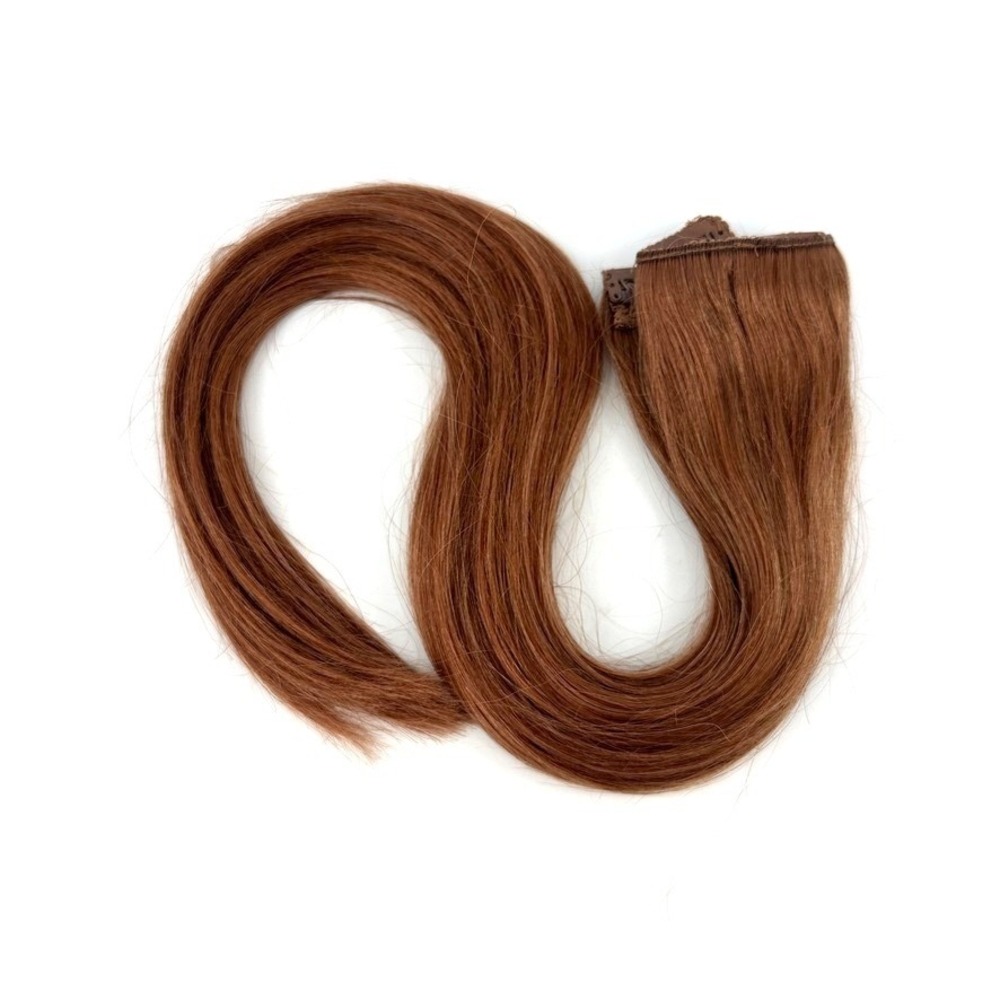 Hidden Crown #30 Auburn Volumizer 24" Clip In Human Hair Extension NWOT